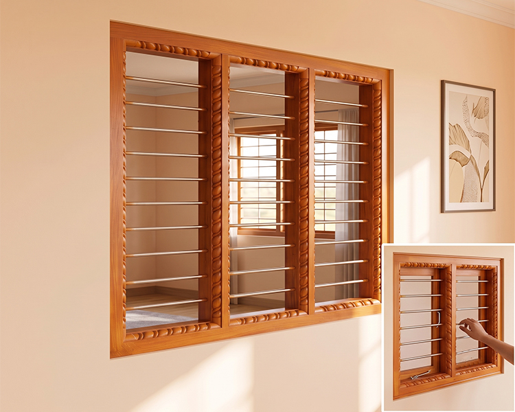 SS Window Pipes