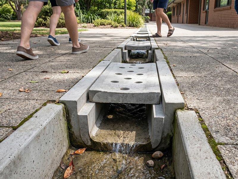 U Shape Drain With Cover